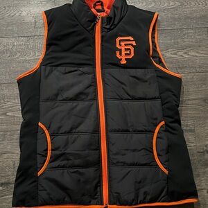 San Francisco Giants Black and Orange Vest
